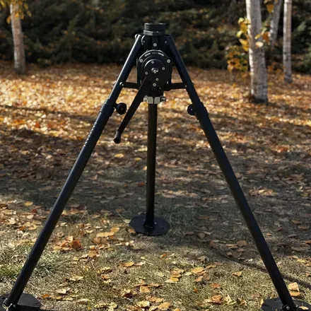Kurulmuş tripod; kolon kapalı
