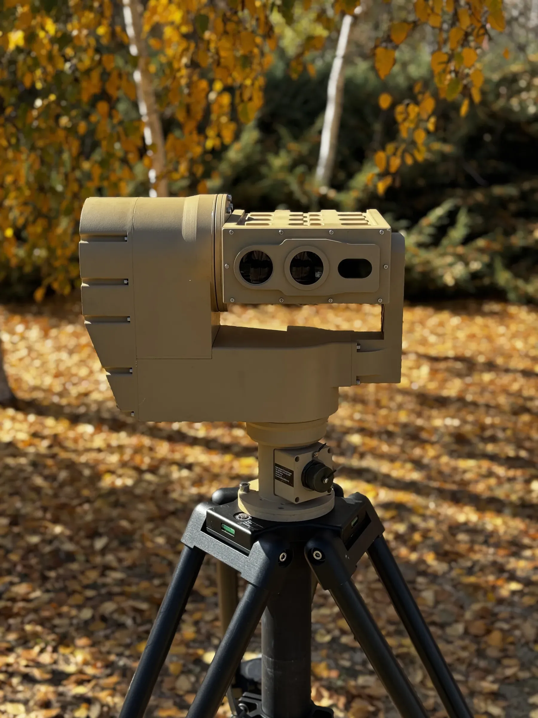 Ormanda tripod üzerinde PED12